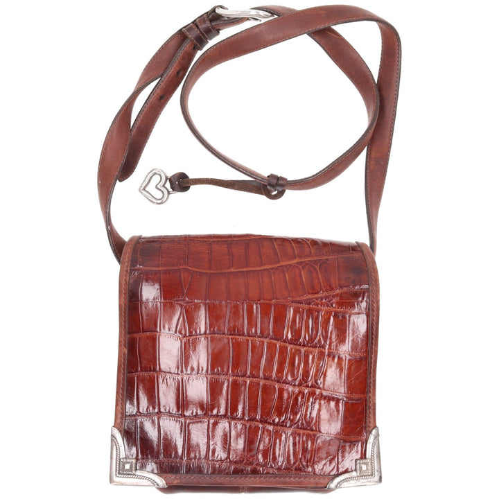 Brighton Crocodile Pattern Shoulder Bag /gaa002299