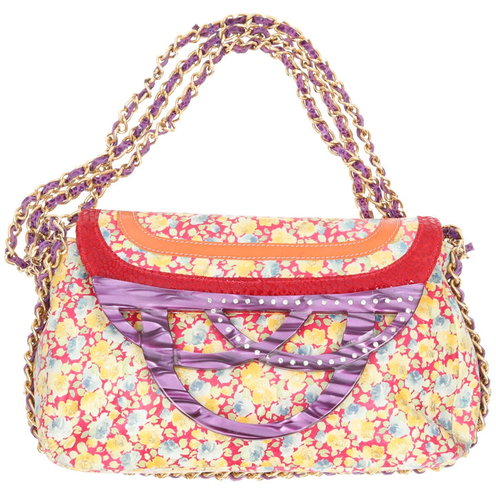 Shigue Floral Shoulder Bag Made in Italy /gaa002669