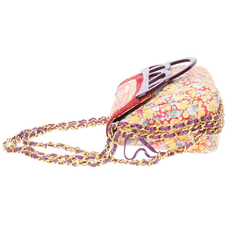 Shigue Floral Shoulder Bag Made in Italy /gaa002669