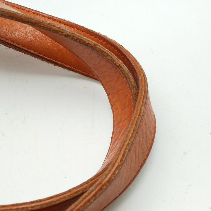 Coach OLD COACH Vintage Shoulder Bag genuine leather orange type Vintage Second Hand