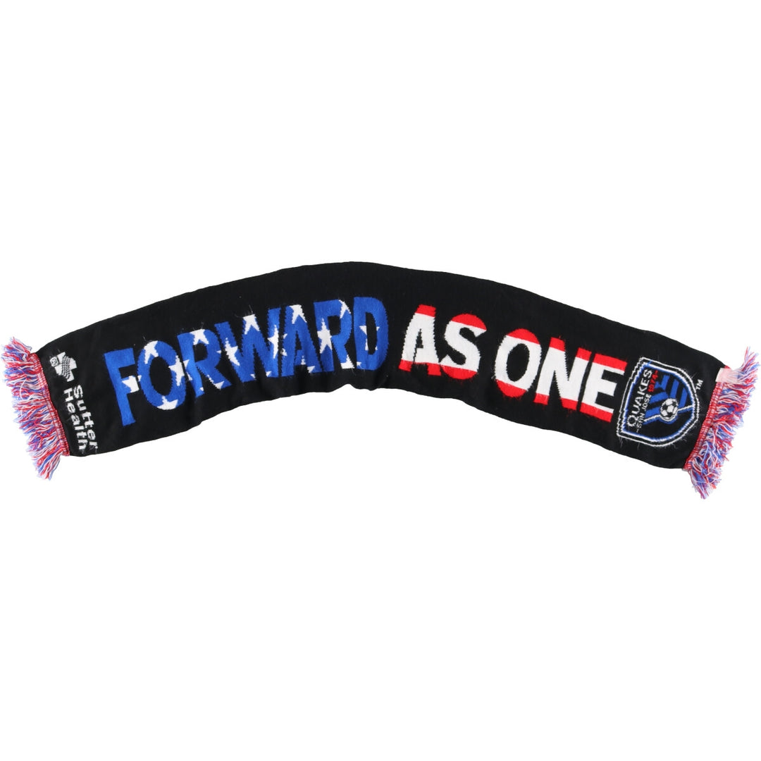 MLS SAN JOSE EARTHQUAKES soccer scarf /gaa002713