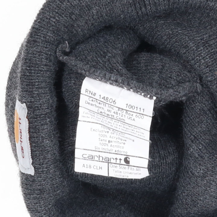 Carhartt Knitted Hat Beanie Made in USA /gaa002720