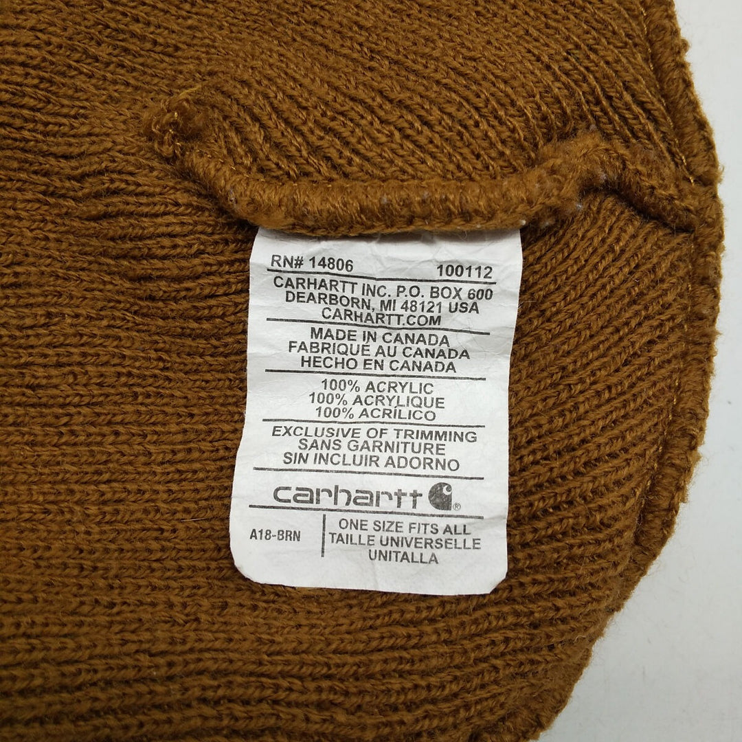 Carhartt knitted hat beanie made in Canada /gaa002793