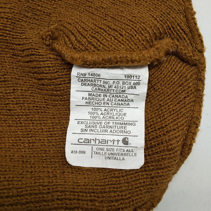 Carhartt knitted hat beanie made in Canada /gaa002793