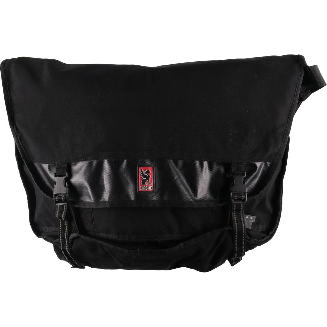 Chrome Messenger Bag Made in USA unclear black type Vintage Second Hand