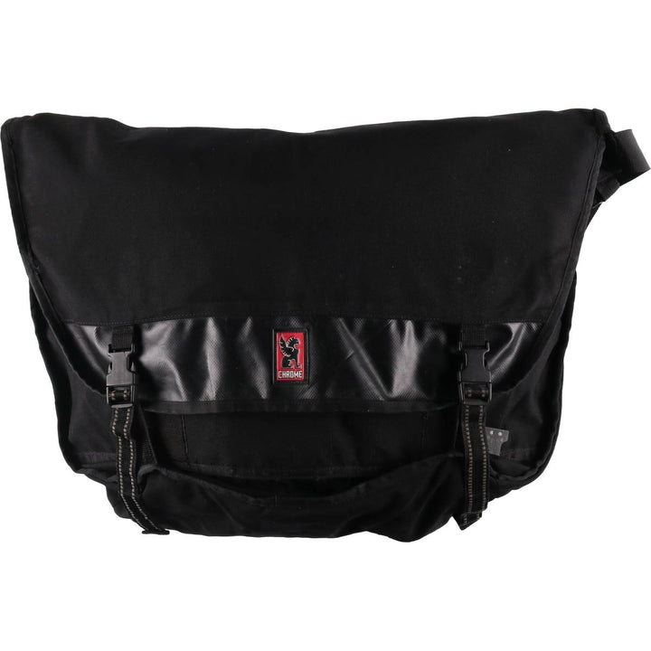 Chrome Messenger Bag Made in USA unclear black type Vintage Second Hand