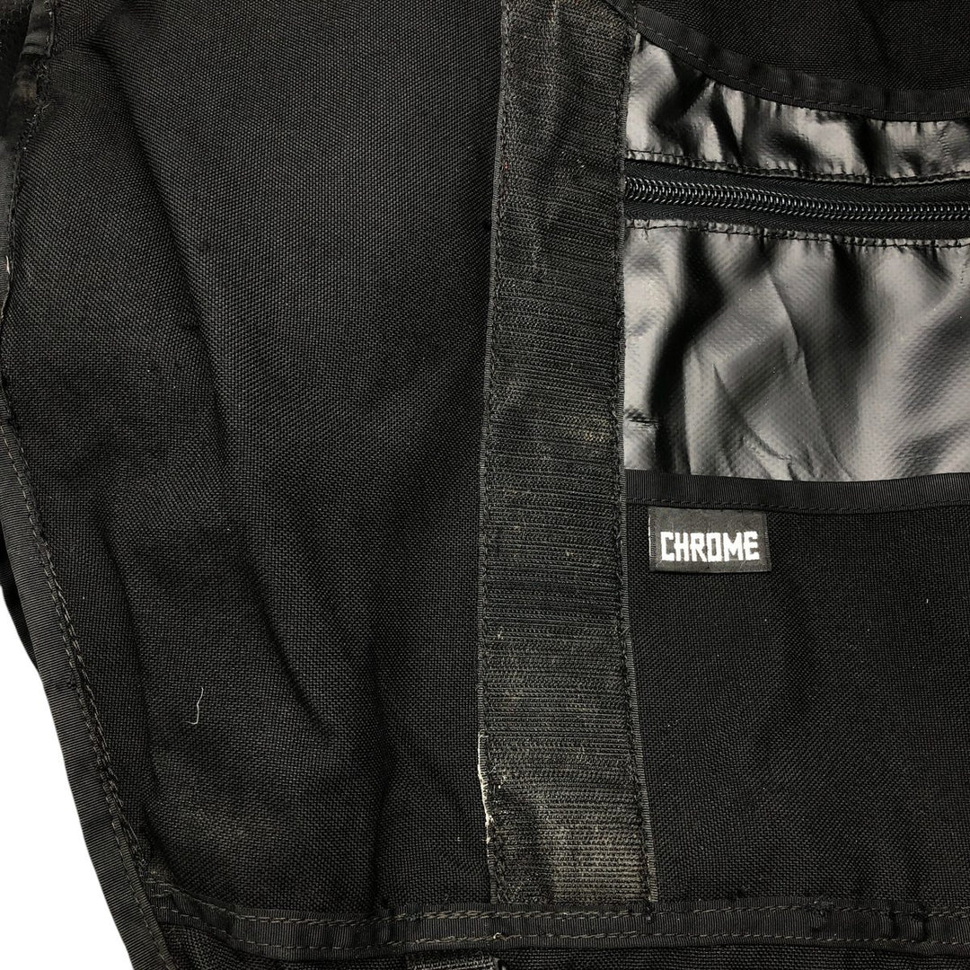 Chrome Messenger Bag Made in USA unclear black type Vintage Second Hand