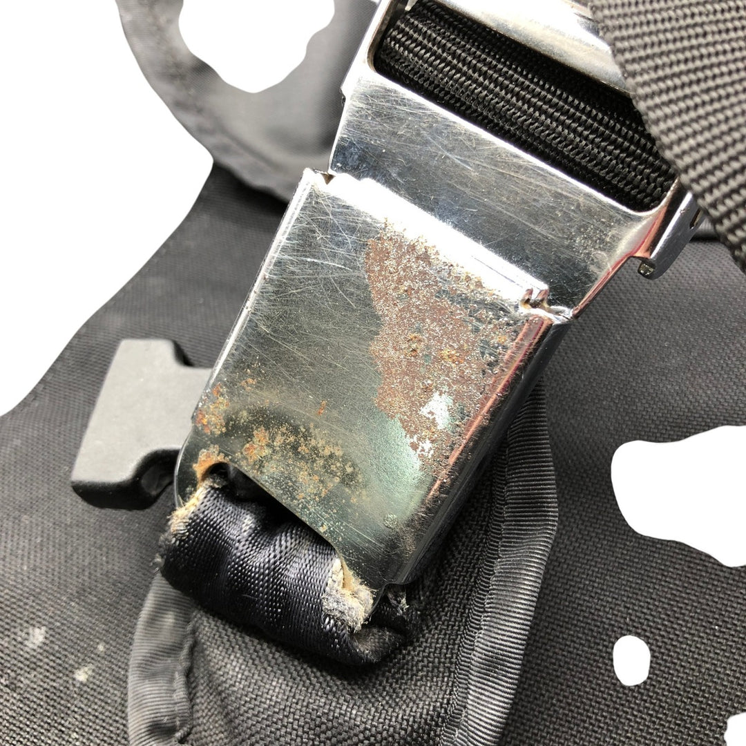 Chrome Messenger Bag Made in USA unclear black type Vintage Second Hand