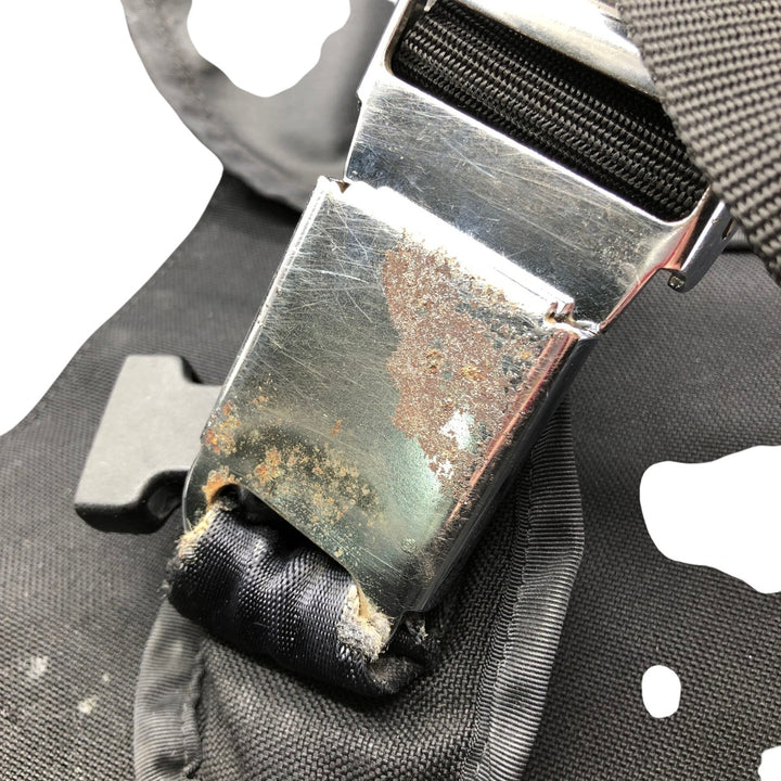 Chrome Messenger Bag Made in USA unclear black type Vintage Second Hand