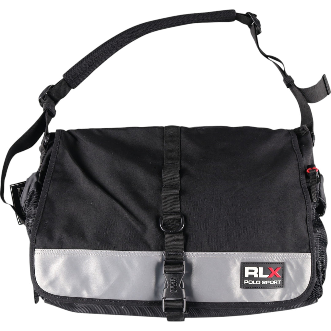 Deadstock Ralph Lauren RLX messenger bag unclear black type Vintage Second Hand