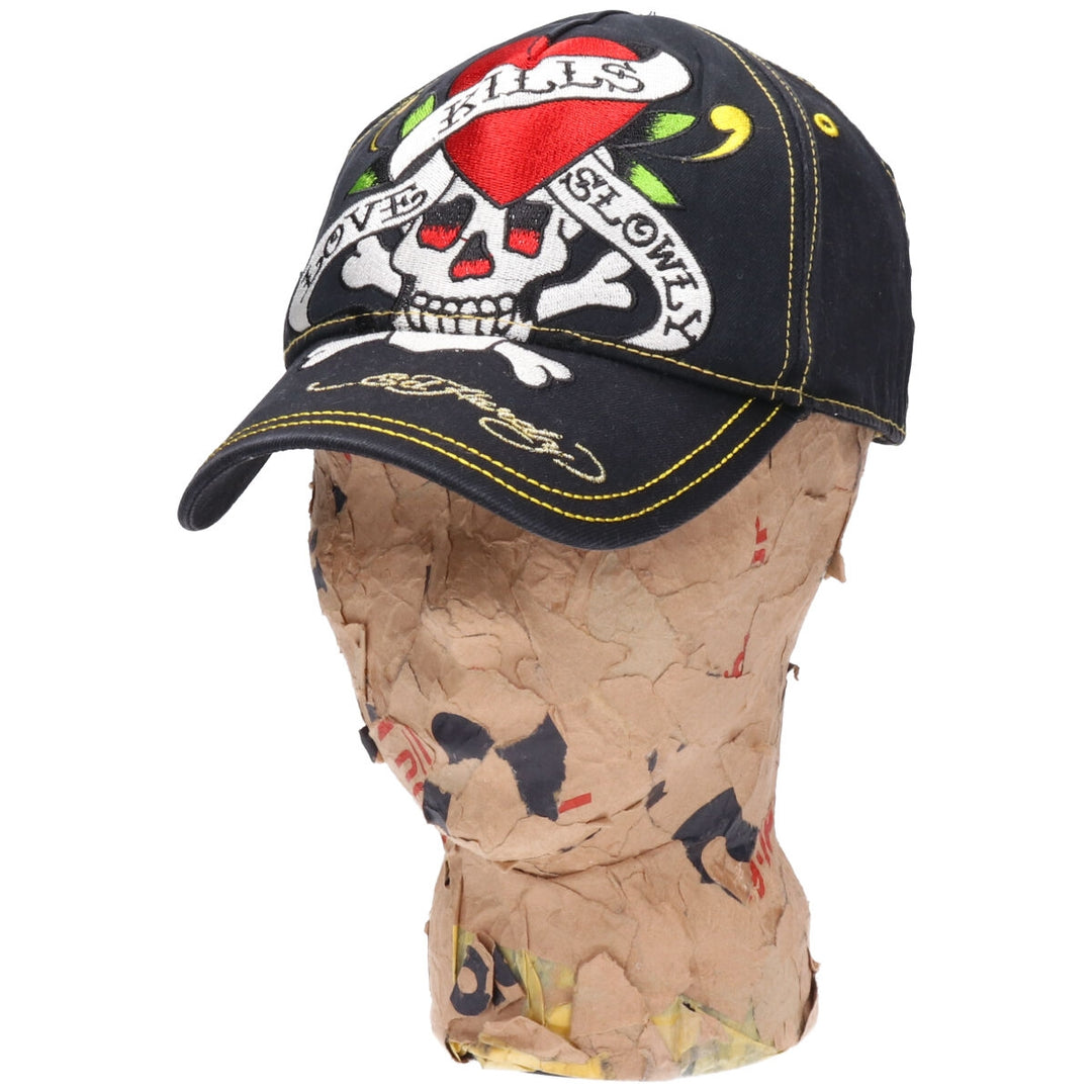 ED HARDY Skull Pattern Baseball Cap Free Size /gaa002904