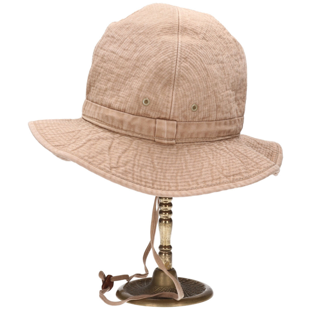 70'S Columbia Yellowstone Tag Safari Hat, Made in USA, Free Size, Vintage /gaa002994