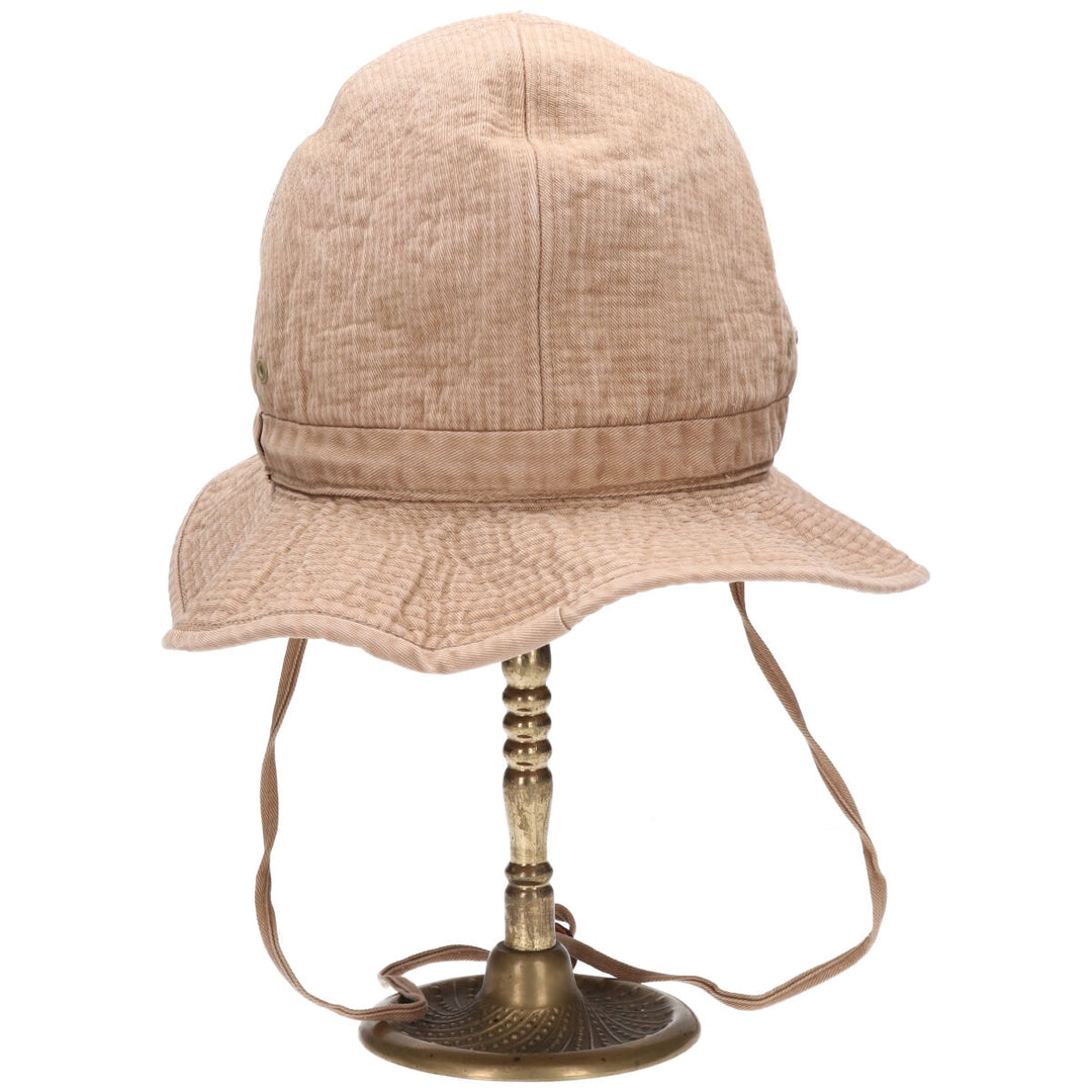 70'S Columbia Yellowstone Tag Safari Hat, Made in USA, Free Size, Vintage /gaa002994