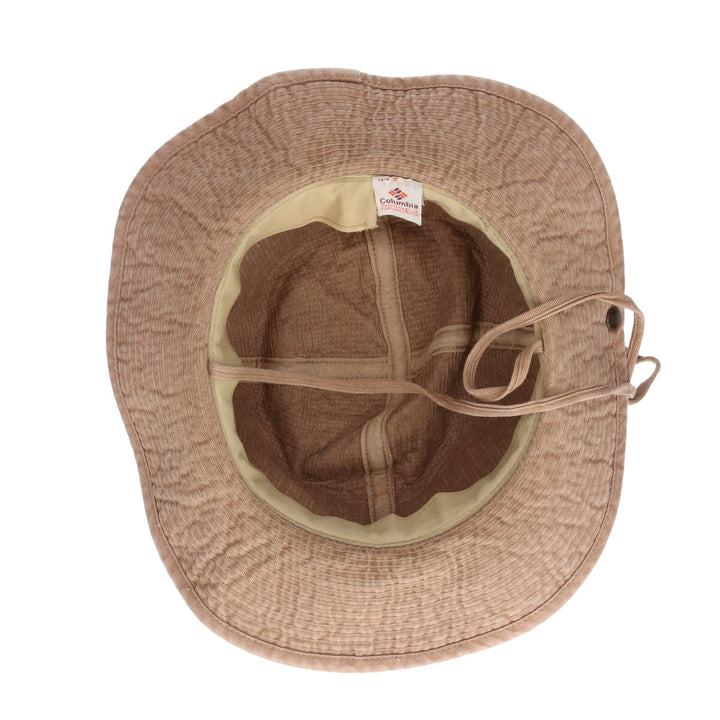 70'S Columbia Yellowstone Tag Safari Hat, Made in USA, Free Size, Vintage /gaa002994