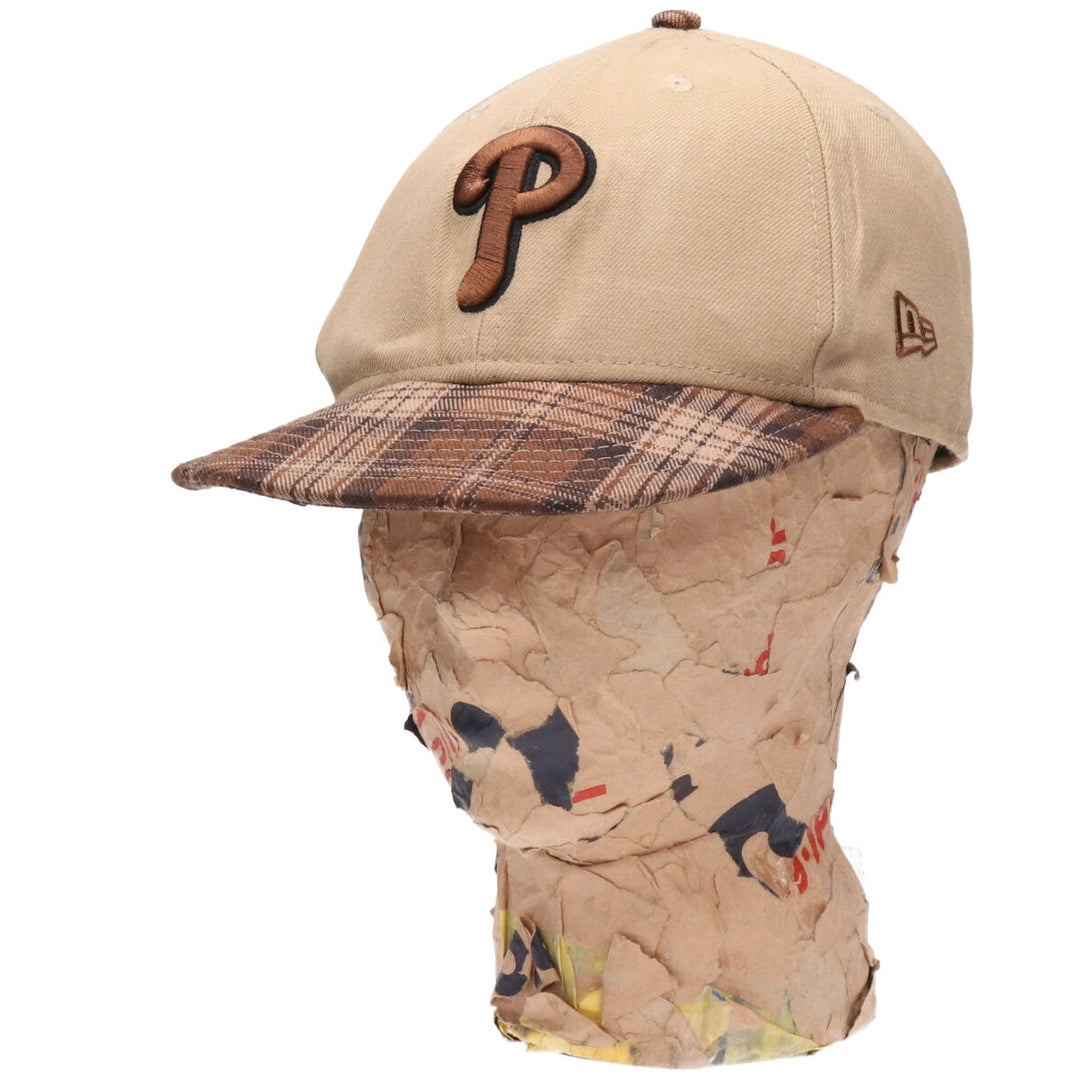 New Era MLB Philadelphia Phillies Check Pattern Trucker Cap Baseball Cap Free Size /gaa003070