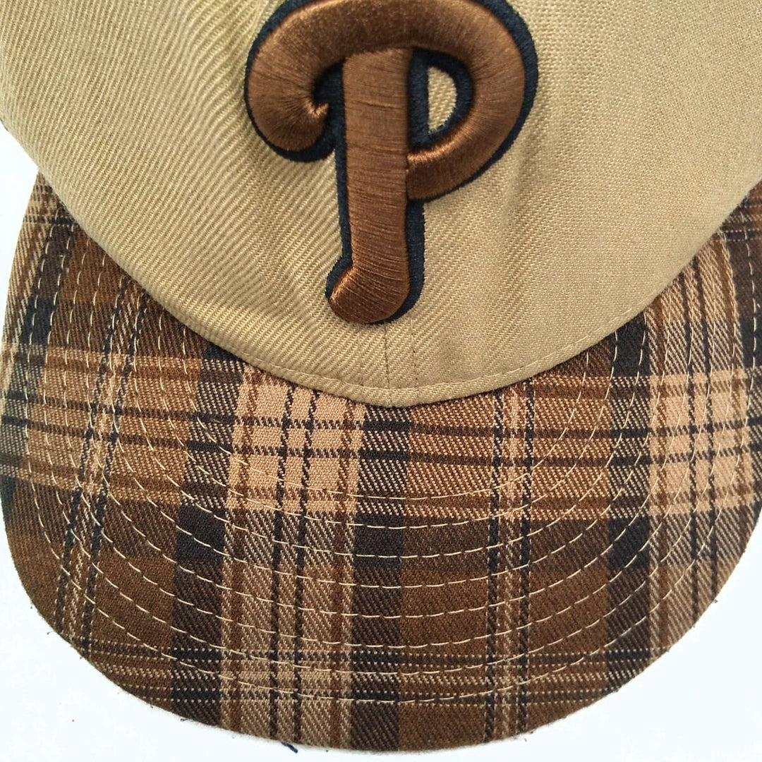 New Era MLB Philadelphia Phillies Check Pattern Trucker Cap Baseball Cap Free Size /gaa003070