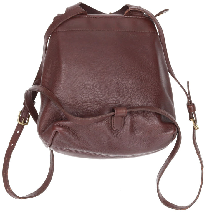 90'S ~ Coach COACH OLD COACH Old Coach Backpack Made in USA Vintage genuine leather brown type Vintage Second Hand