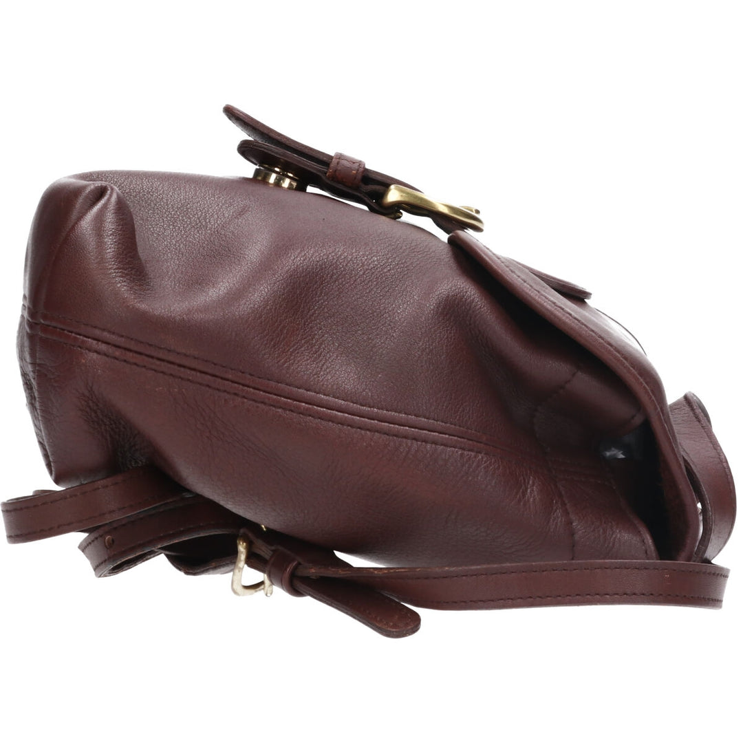 90'S ~ Coach COACH OLD COACH Old Coach Backpack Made in USA Vintage genuine leather brown type Vintage Second Hand