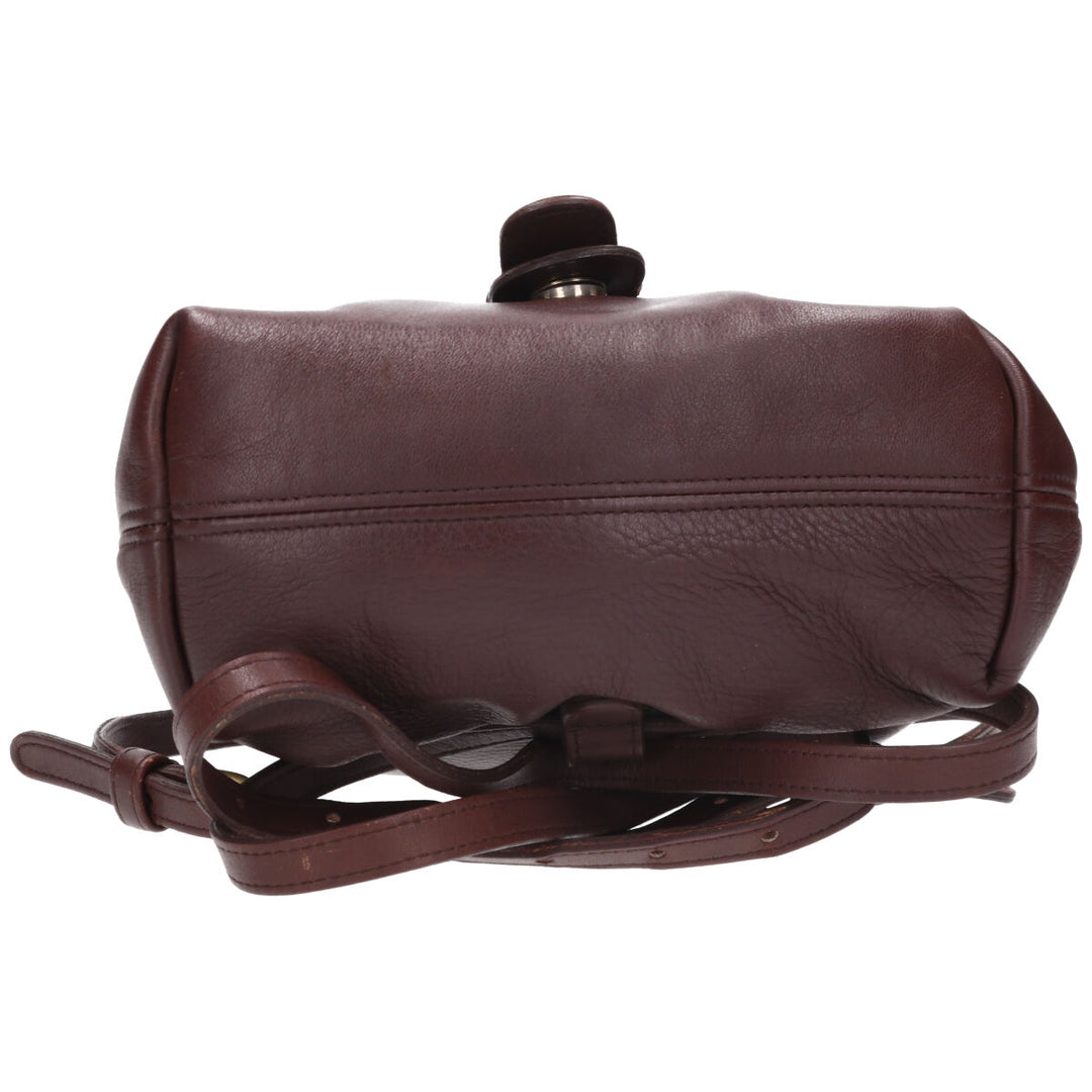 90'S ~ Coach COACH OLD COACH Old Coach Backpack Made in USA Vintage genuine leather brown type Vintage Second Hand