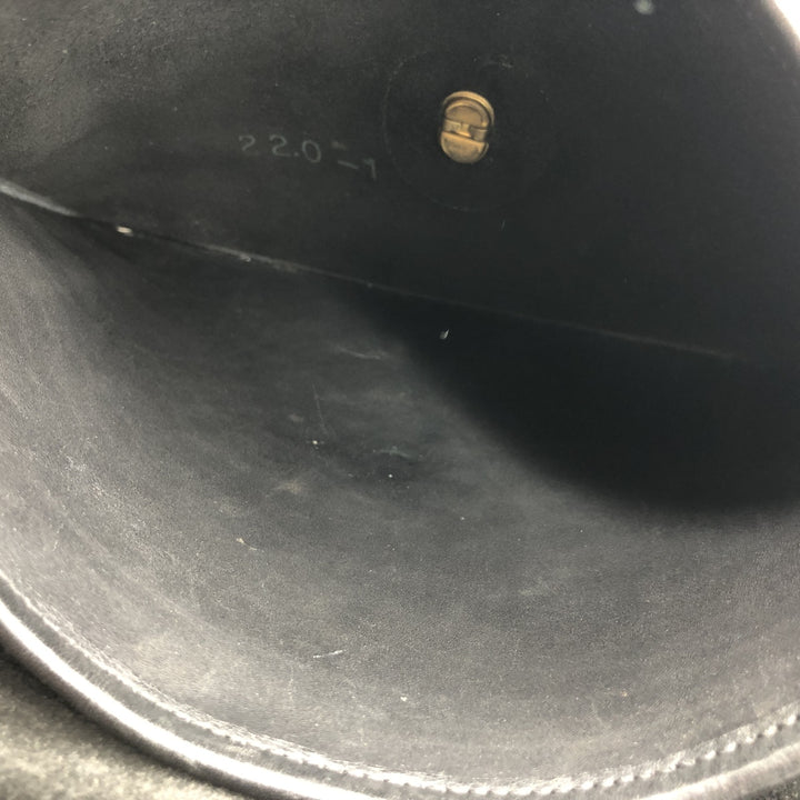 Coach Turnlock 2-Way Shoulder Bag genuine leather black type Vintage Second Hand