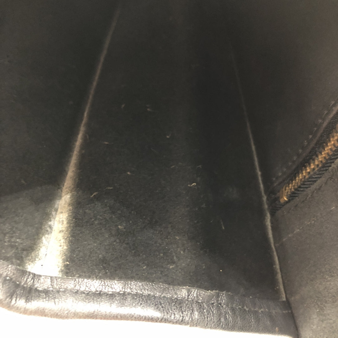 Coach Turnlock 2-Way Shoulder Bag genuine leather black type Vintage Second Hand