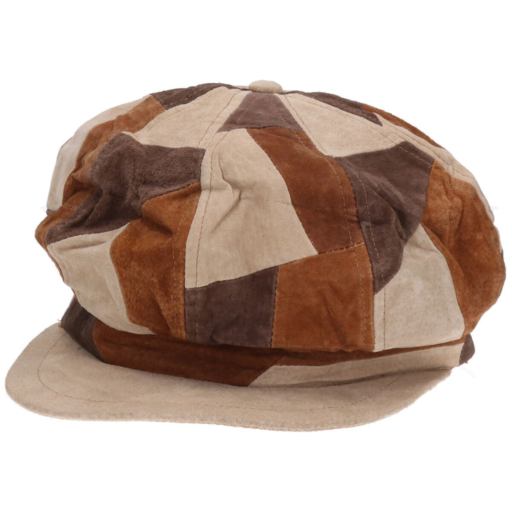 Patchwork newsboy cap, free size /gaa003300