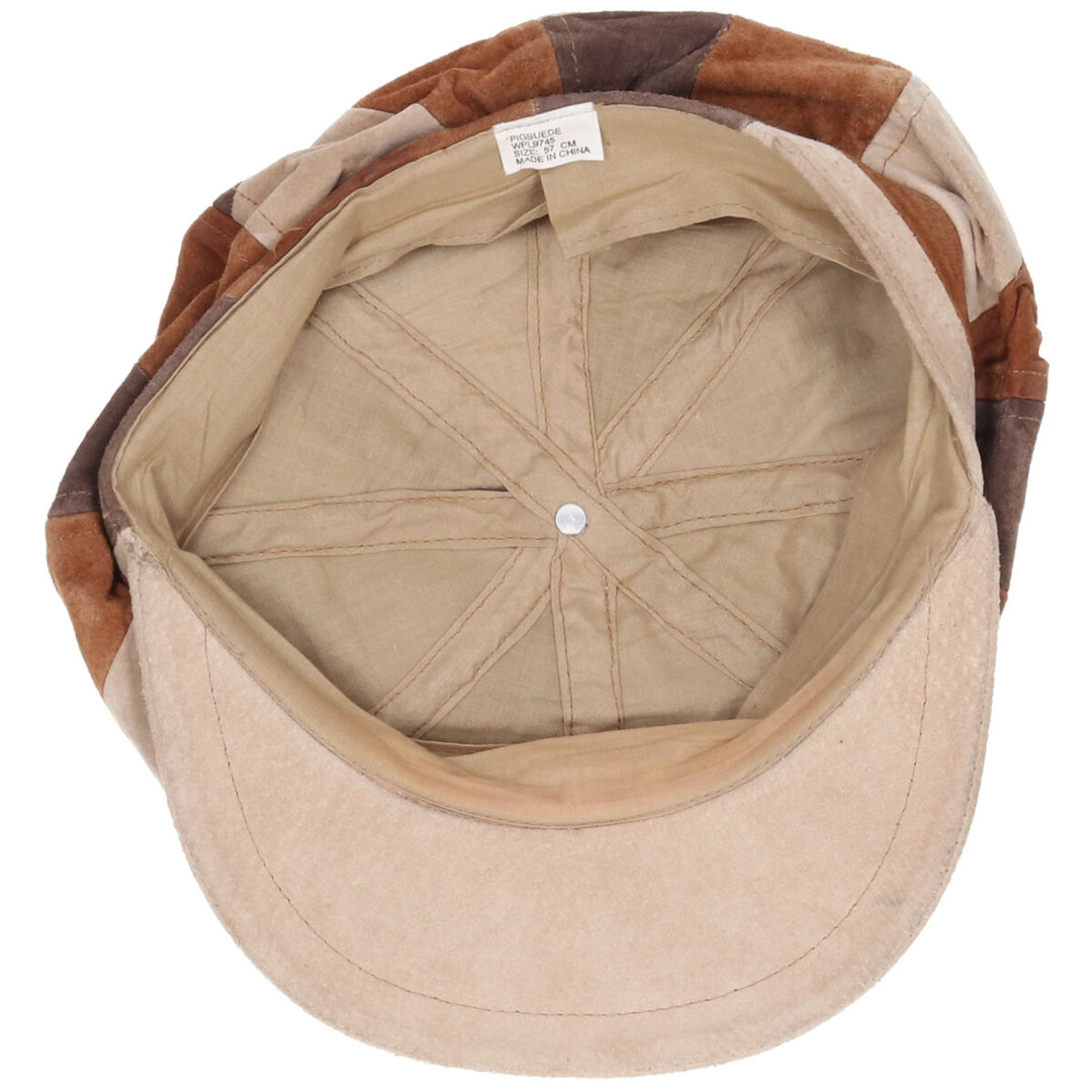 Patchwork newsboy cap, free size /gaa003300