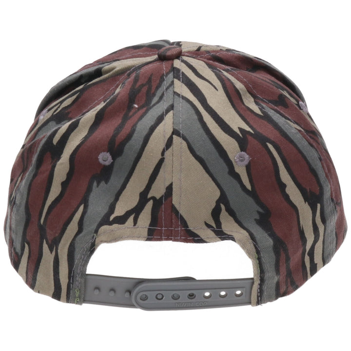 90'S NISSIN Trucker Cap Camouflage Pattern Baseball Cap Free Size Vintage /gaa003355