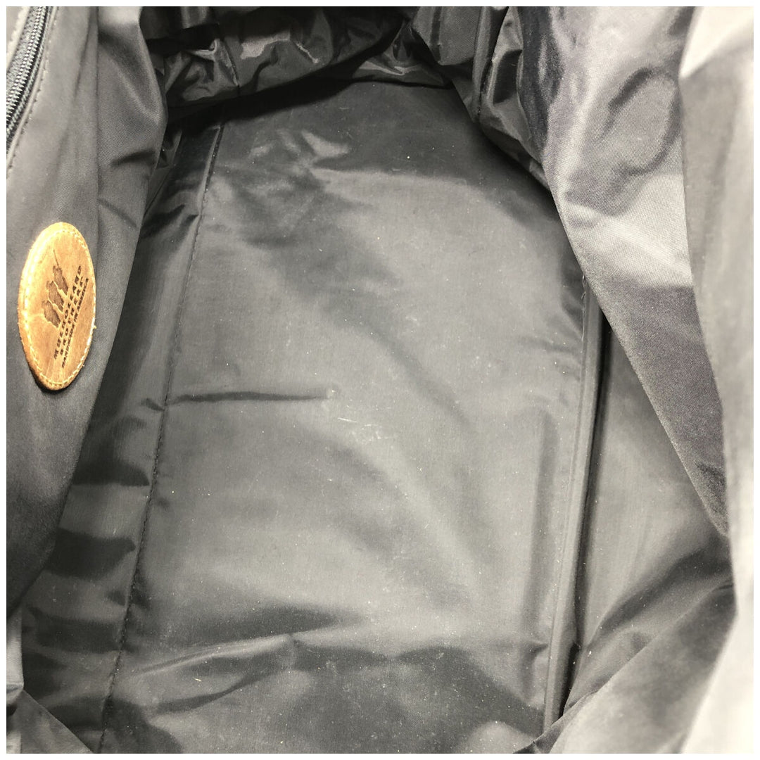 Mulholland Brothers Boston Bag Made in USA genuine leather brown type Vintage Second Hand