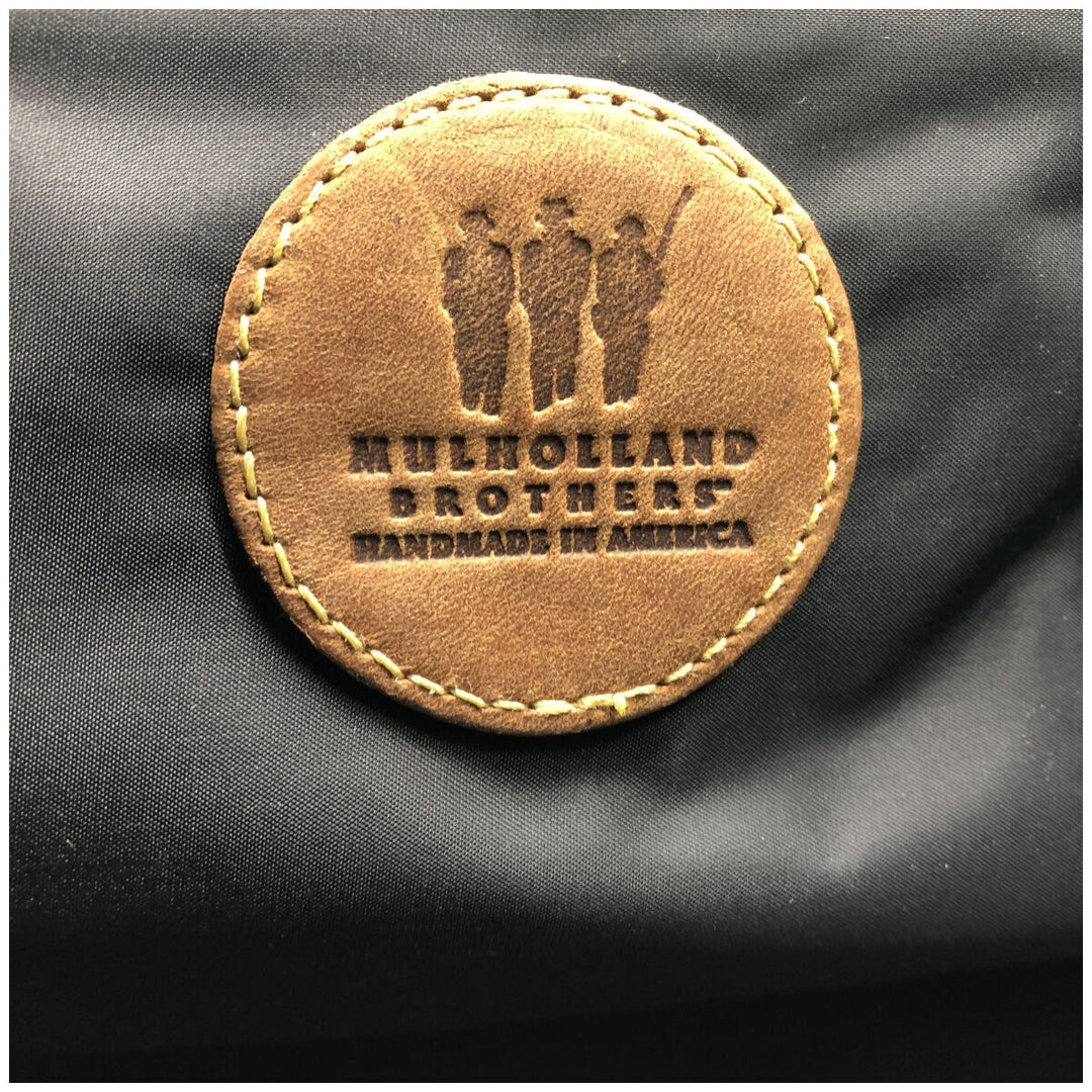 Mulholland Brothers Boston Bag Made in USA genuine leather brown type Vintage Second Hand