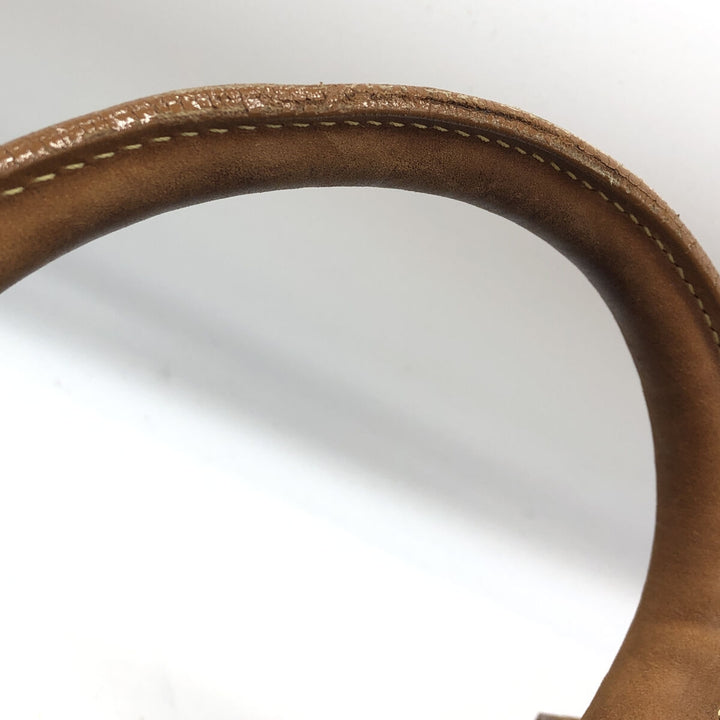 Mulholland Brothers Boston Bag Made in USA genuine leather brown type Vintage Second Hand