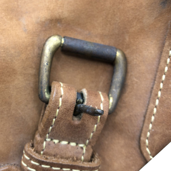 Mulholland Brothers Boston Bag Made in USA genuine leather brown type Vintage Second Hand