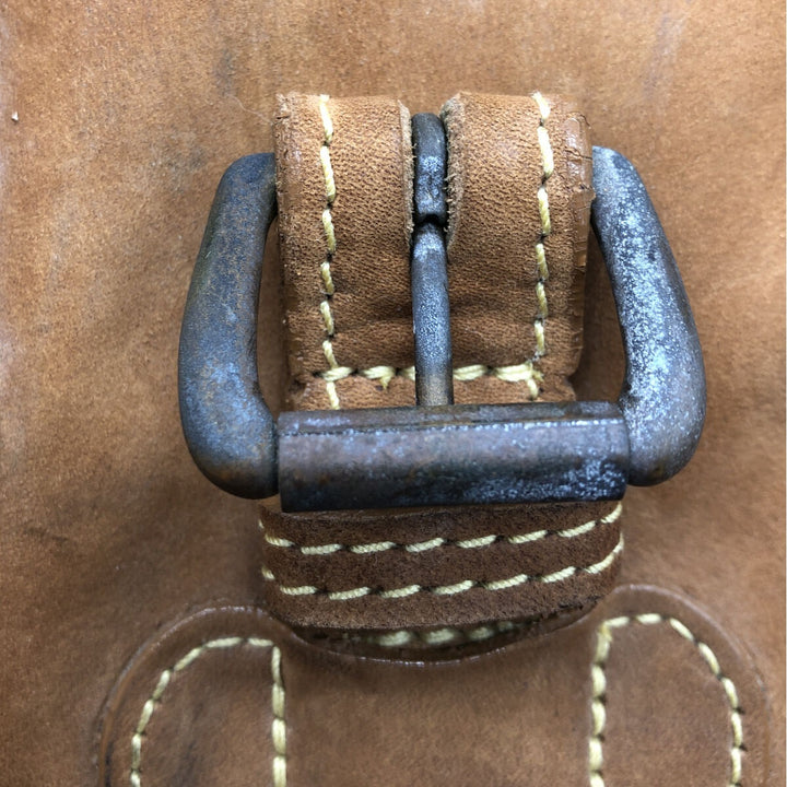 Mulholland Brothers Boston Bag Made in USA genuine leather brown type Vintage Second Hand