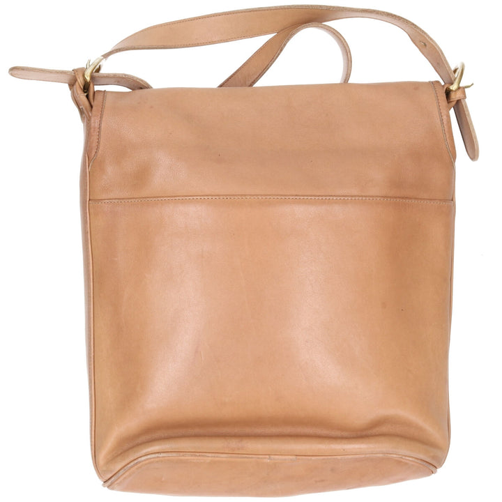 Coach OLD COACH Vintage Shoulder Bag genuine leather Beige type Vintage Second Hand