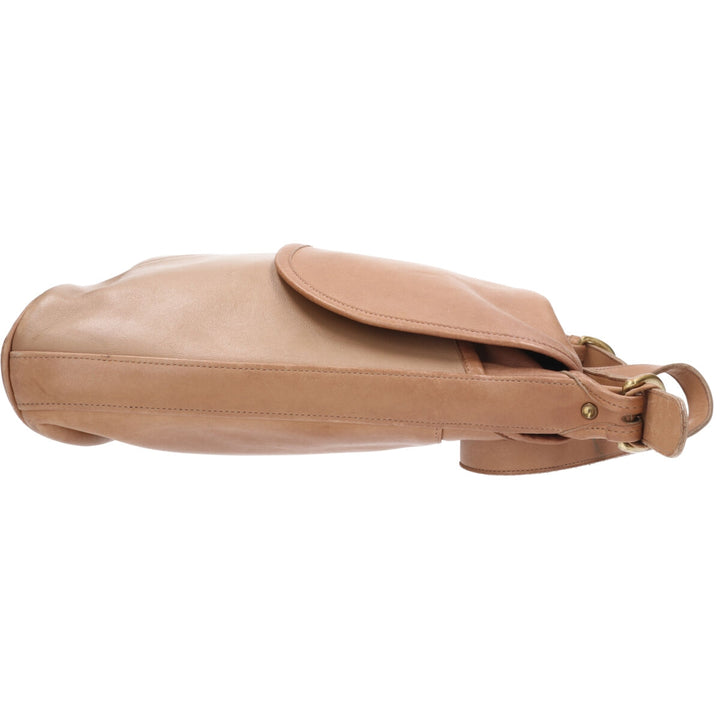 Coach OLD COACH Vintage Shoulder Bag genuine leather Beige type Vintage Second Hand