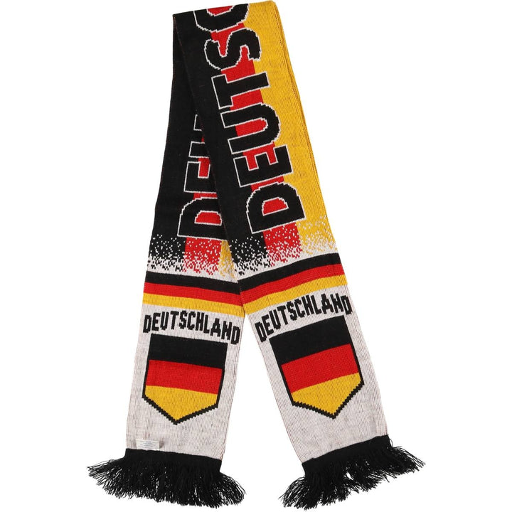 GERMANY German National Football Team Acrylic Scarf acrylic black type Vintage Second Hand