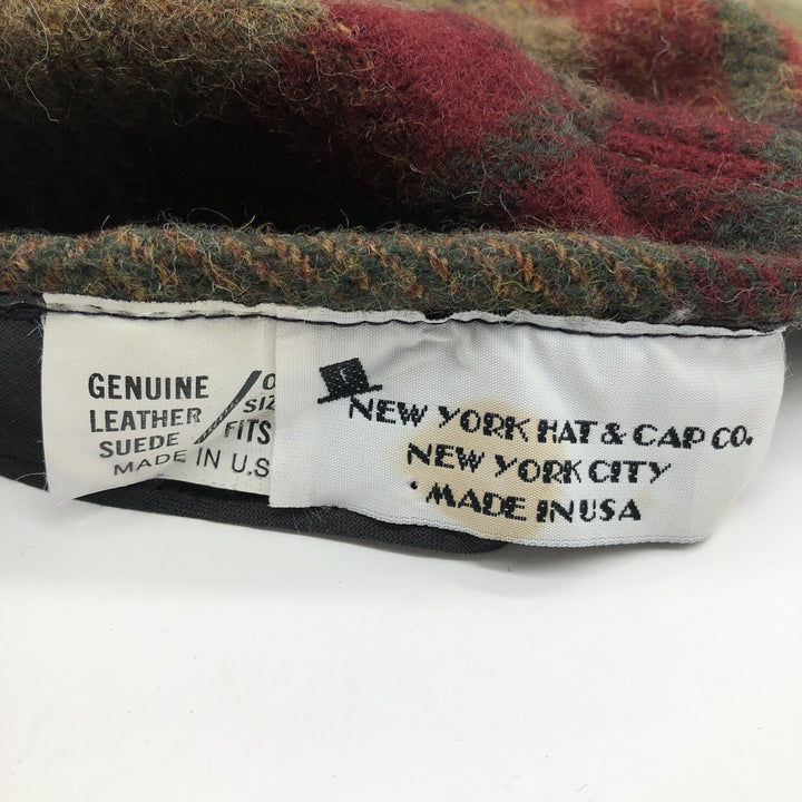 NEWYORK HAT AND CAP CO. Check Pattern Baseball Cap Made in USA Free Size /gaa003537