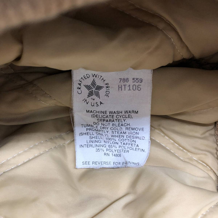 Carhartt Duck Hood Cap (Single Cap) Made in USA, One Size Fits Most cotton brown type Vintage Second Hand