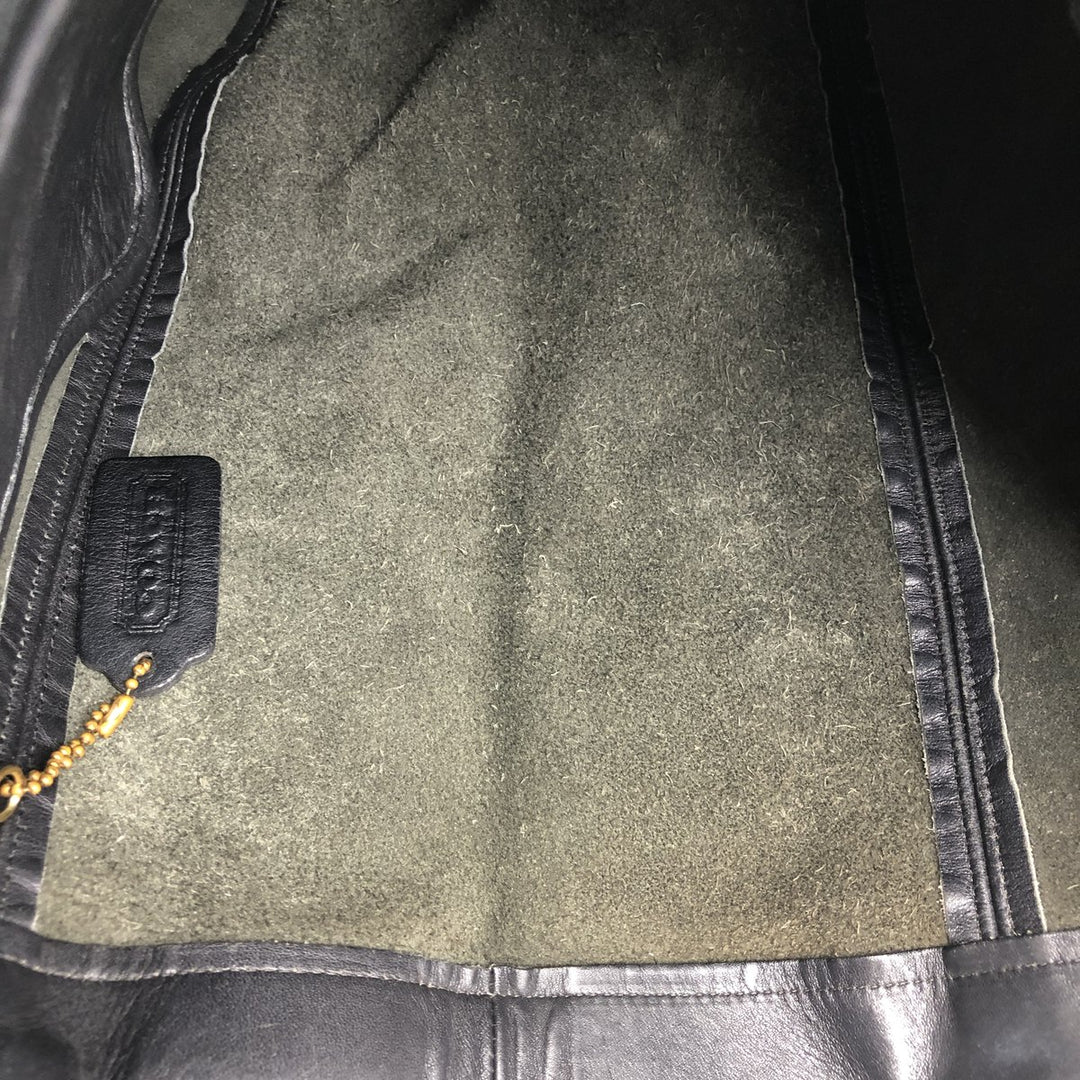 Coach Tote Bag genuine leather black type Vintage Second Hand