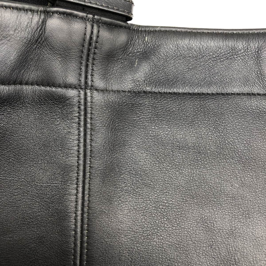 Coach Tote Bag genuine leather black type Vintage Second Hand