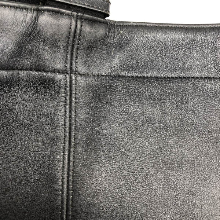 Coach Tote Bag genuine leather black type Vintage Second Hand