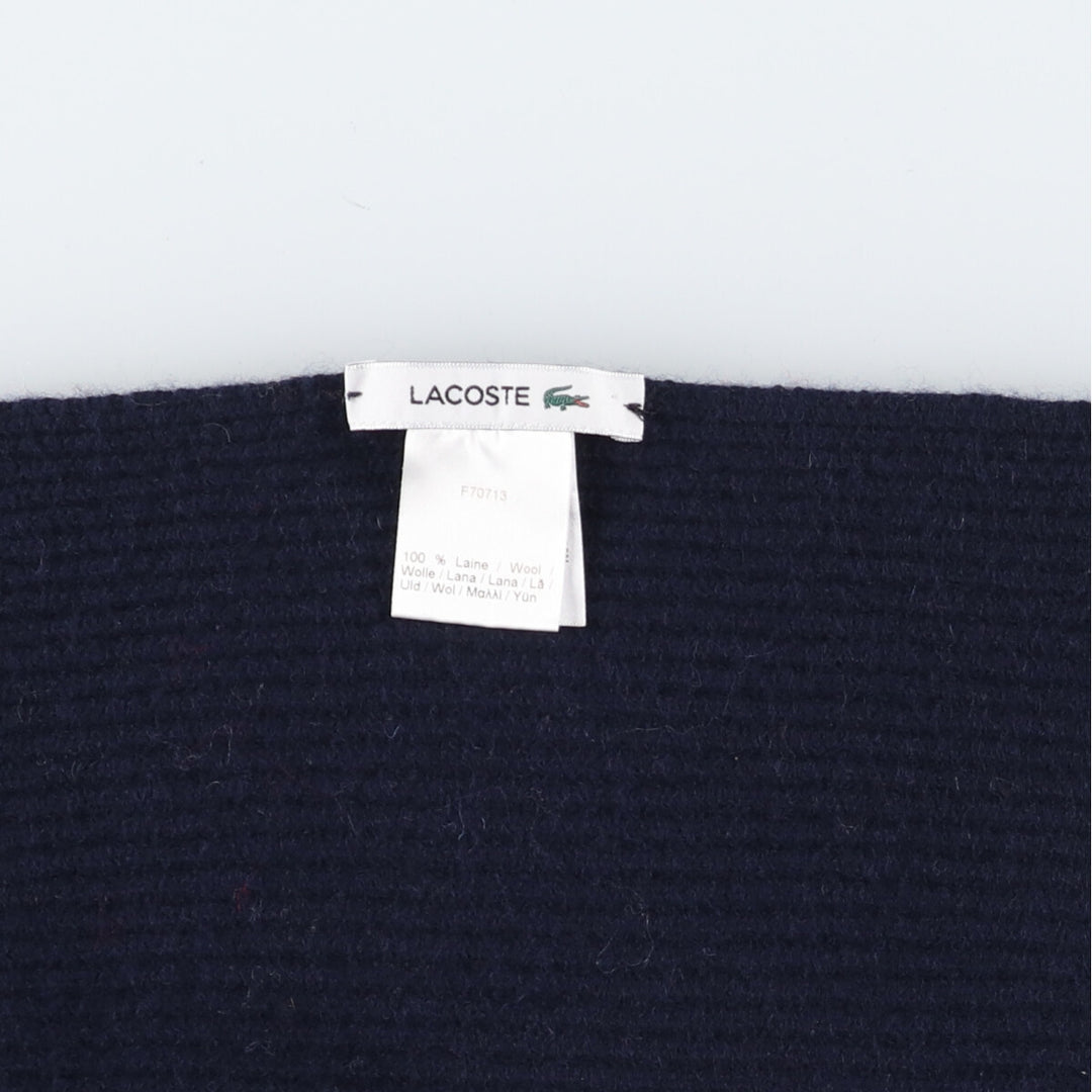 LACOSTE wool scarf /gaa003582