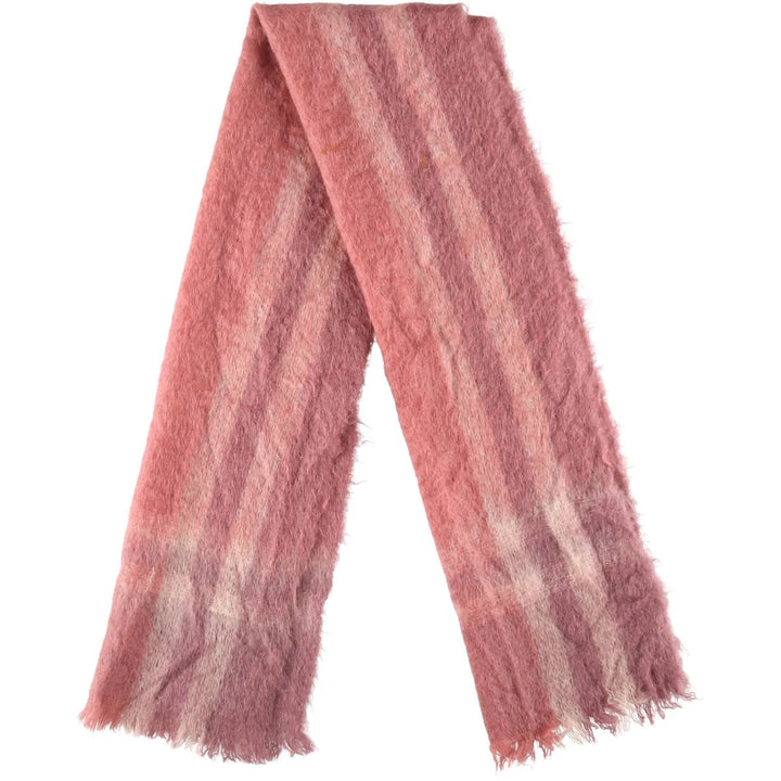 Border Pattern Mohair Scarf /gaa003620