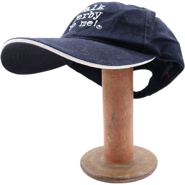 SPORTSMAN Baseball Cap (Free Size) cotton black type Vintage Second Hand