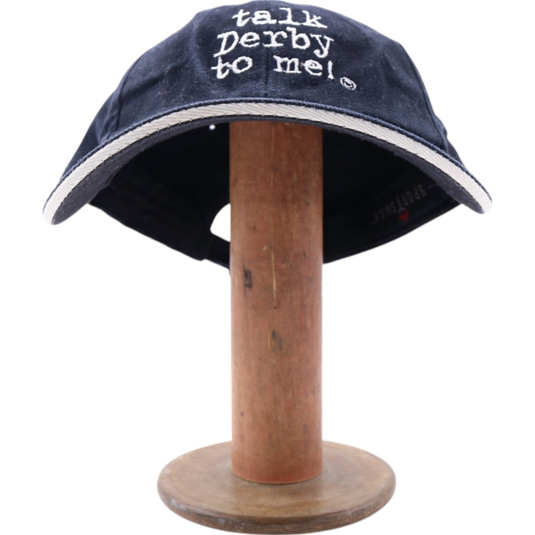 SPORTSMAN Baseball Cap (Free Size) cotton black type Vintage Second Hand