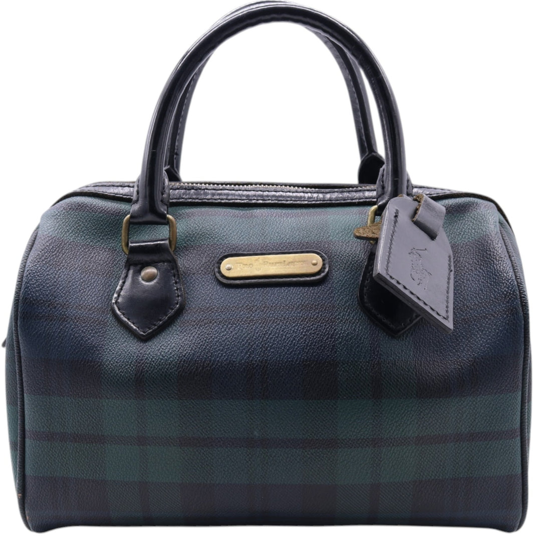 Ralph Lauren POLO RALPH LAUREN Black Watch Check Handbag /gaa003684