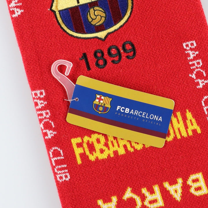 DEAD STOCK LA LIGA FC BARCELONA FC Barcelona all-over print acrylic scarf soccer scarf /gaa003713