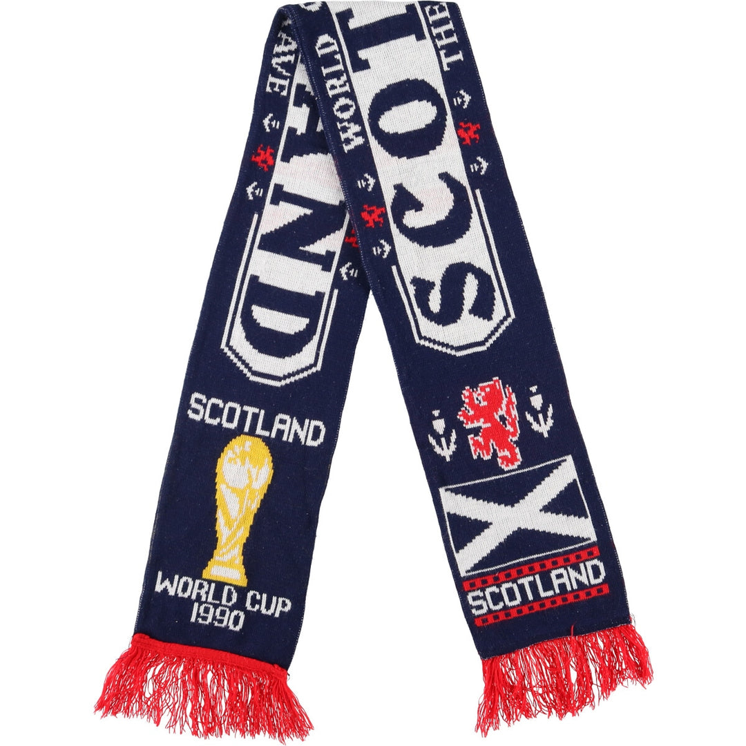 Scotland WORLD CUP 1990 Scarf Soccer Scarf /gaa003714