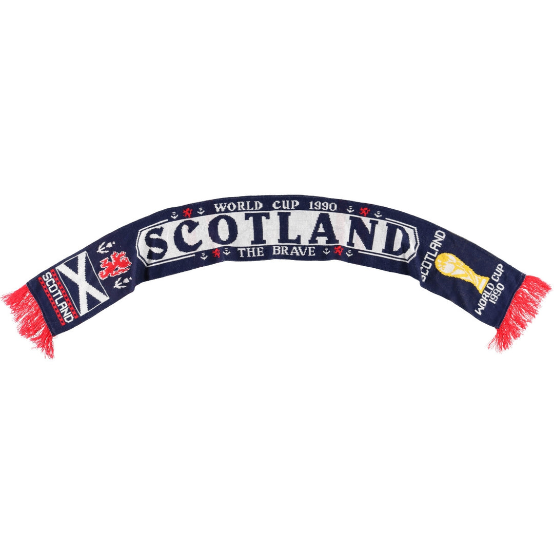 Scotland WORLD CUP 1990 Scarf Soccer Scarf /gaa003714