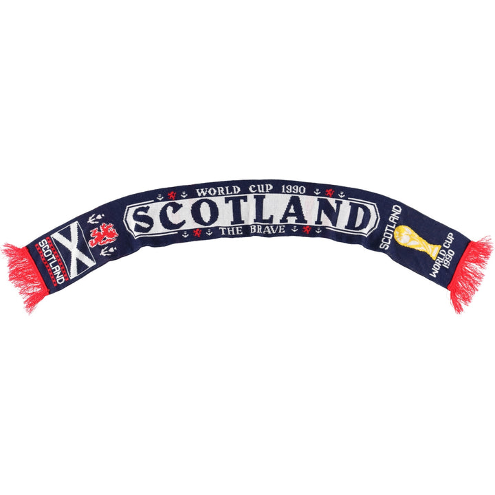 Scotland WORLD CUP 1990 Scarf Soccer Scarf /gaa003714